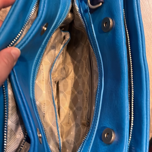 Pixie Mood Two-tone Blue Vegan Handbag - Picture 5 of 6